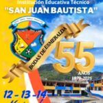 ¡55 Años Sembrando Futuro! Celebración de Aniversario de la I.E.T. San Juan Bautista Los Andes Sotomayor